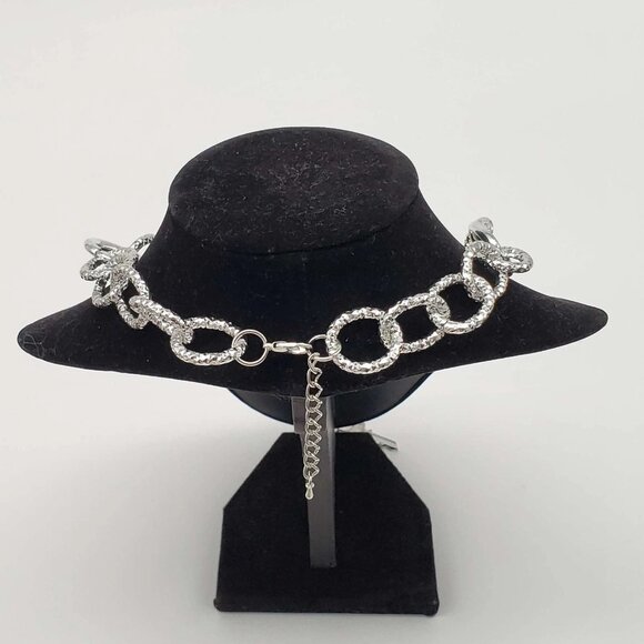 Authentic Louis Vuitton Lock & Key with Unbranded Silver Plated Chain Necklace - Picture 4 of 8